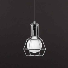 Work Lamp Cage Pendant Light