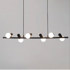 Hanging Doves Kitchen Island Pendant Light - In Black