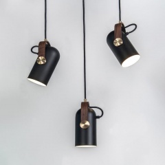 Black Spotlight Pendant Light