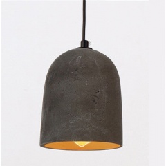 Allegro Concrete Dome Pendant Light by