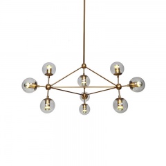 Ritz 10 head cluster chandelier