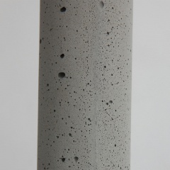 Long Concrete Pipe Minimalist Line Pendant Light