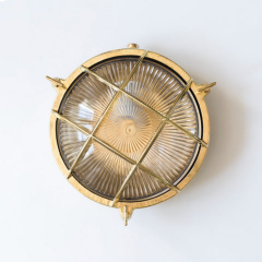 Nautilus Round Outdoor and Bathroom Wall Light