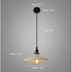 Allen Industrial Vintage Pendant Light