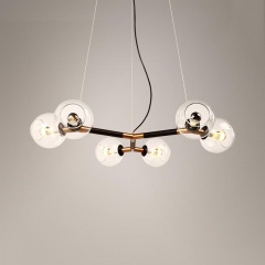 Schiera 6 head branching chandelier