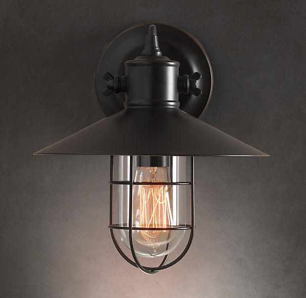 Harbour Sconce Vintage Industrial Wall Light