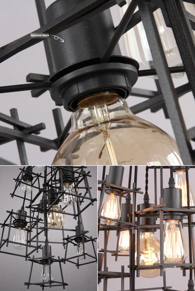 Bismuth Cube Cluster Pendant Light Chandelier