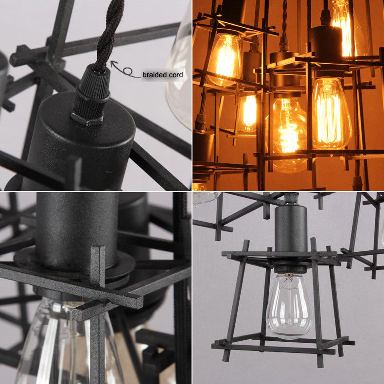 Bismuth Cube Cluster Pendant Light Chandelier