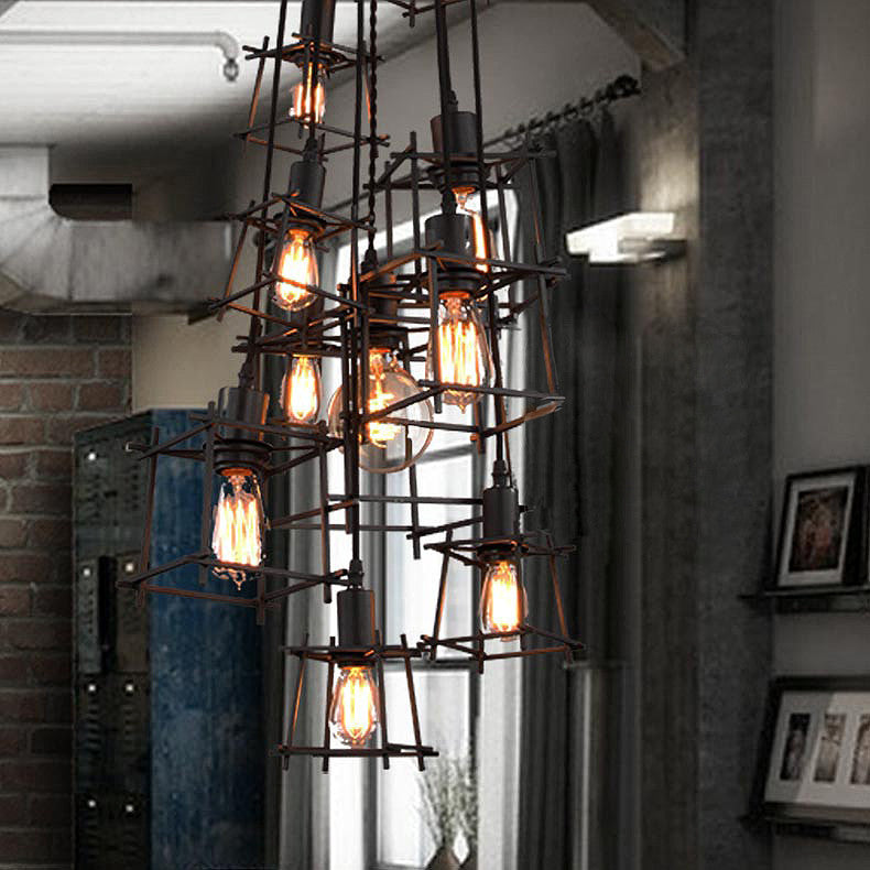 Bismuth Cube Cluster Pendant Light Chandelier