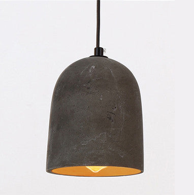 Allegro Concrete Dome Pendant Light by