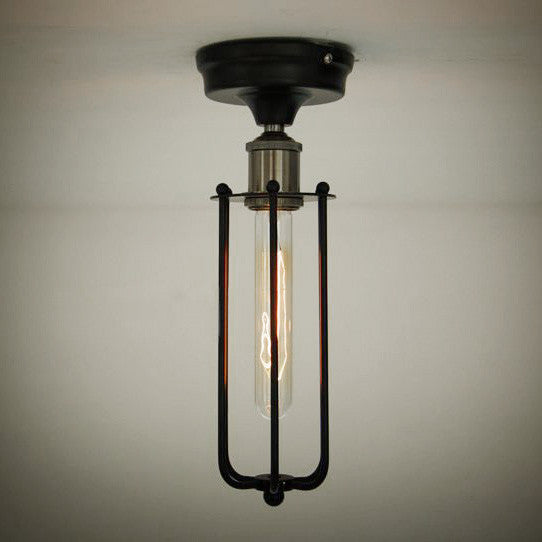 Pencil Cage Industrial Retro Vintage Ceiling Light