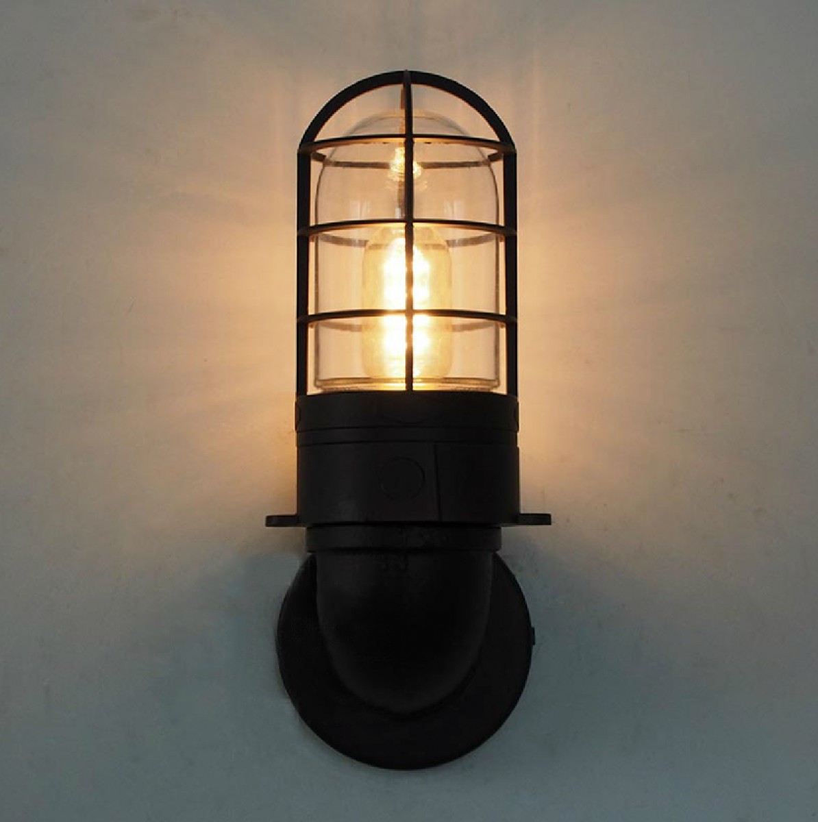 Classic Bunker Industrial Wall Light Sconce