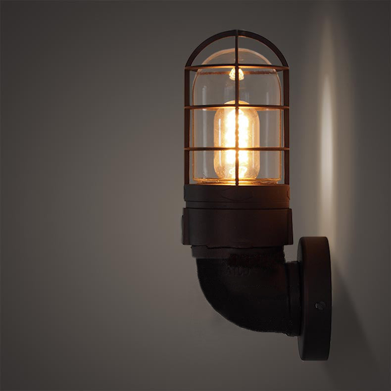 Classic Bunker Industrial Wall Light Sconce
