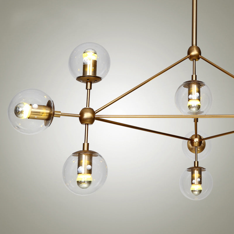 Ritz 10 head cluster chandelier