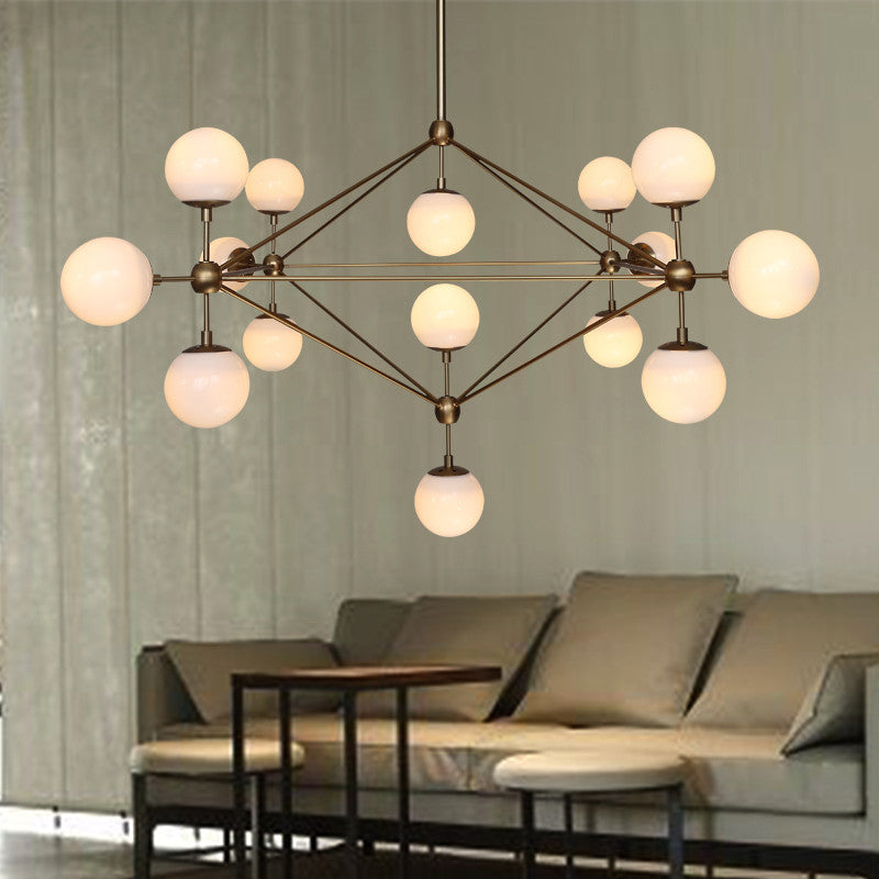 Ritz 15 head cluster chandelier