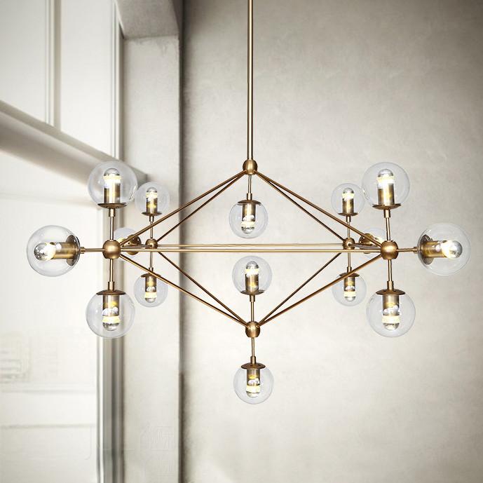 Ritz 15 head cluster chandelier
