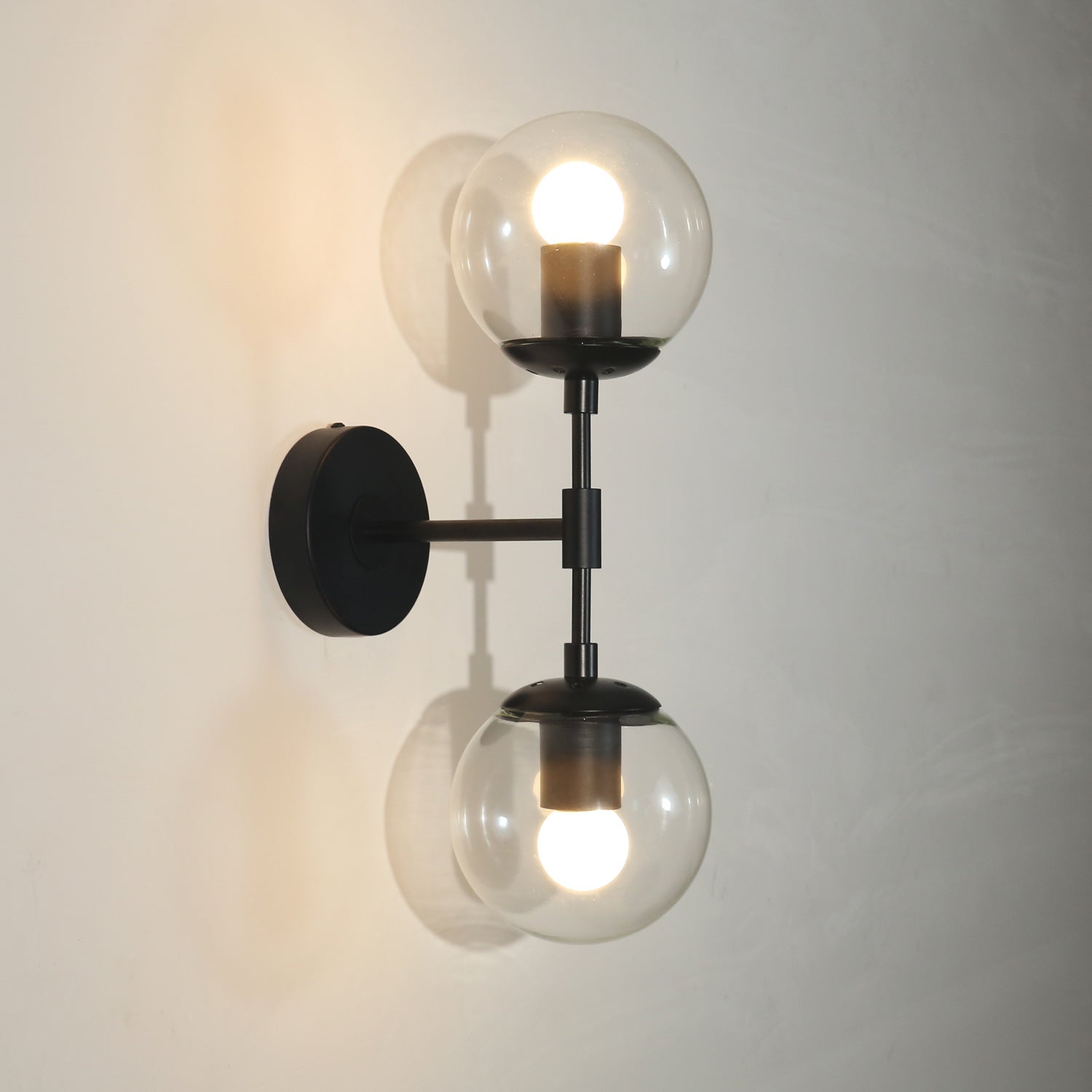 Ritz duo wall light sconce