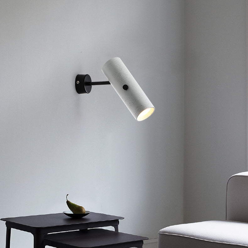 Concrete Pipe Minimalist Line Wall Light