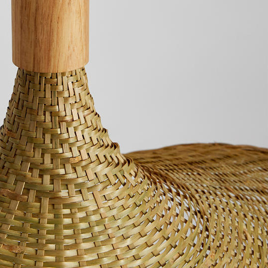 Panama Rattan Bamboo Cage Pendant Light