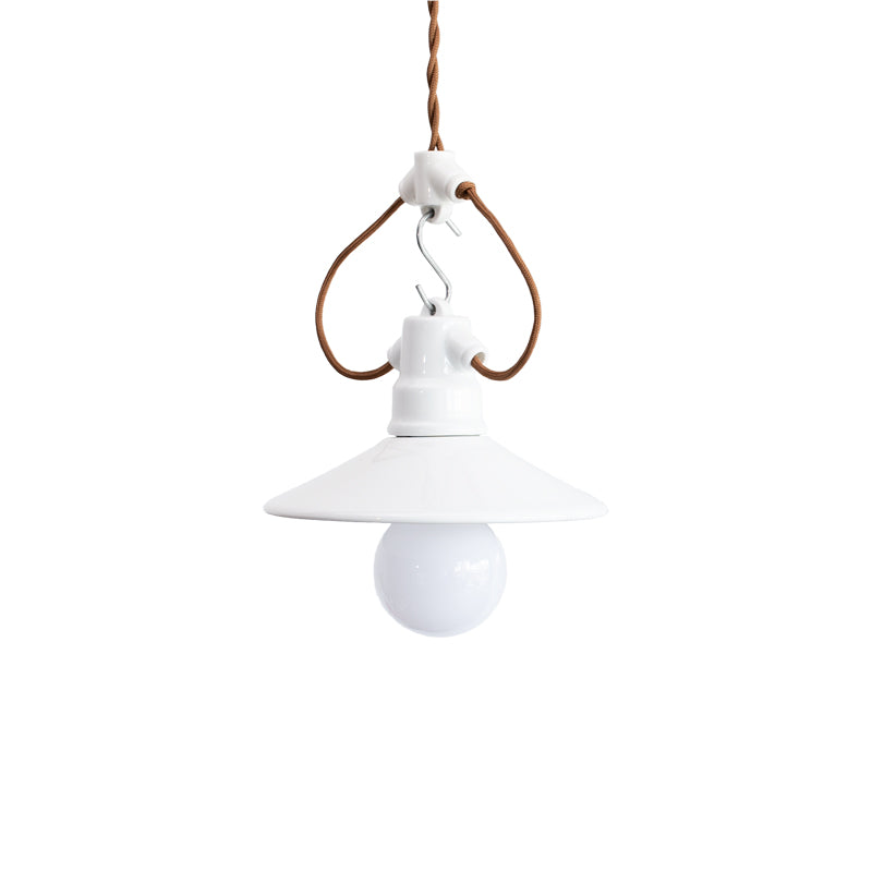 Brass fluted Pendant Light