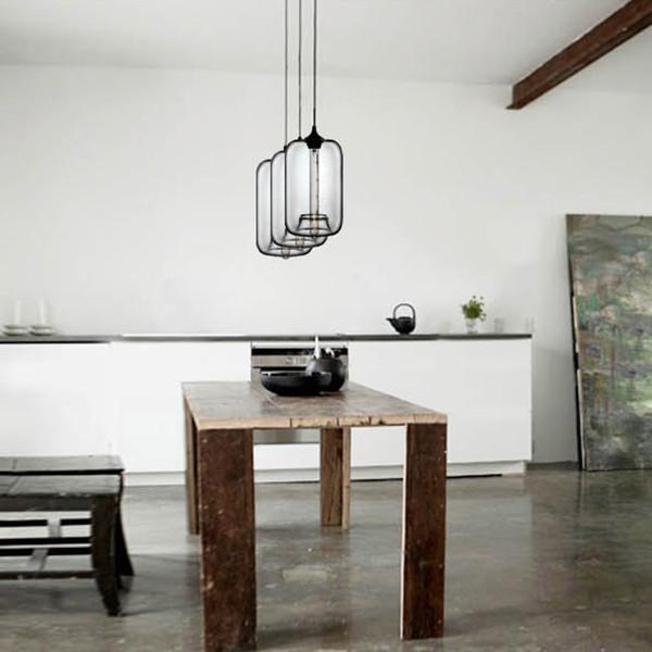 Mentone glass pendant light