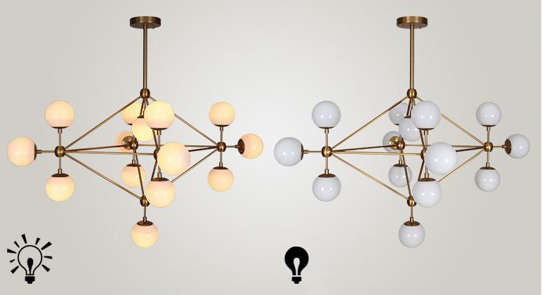 Ritz 14 head cluster chandelier