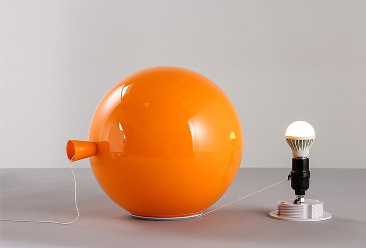 Round Balloon Wall Light With Pull Switch
