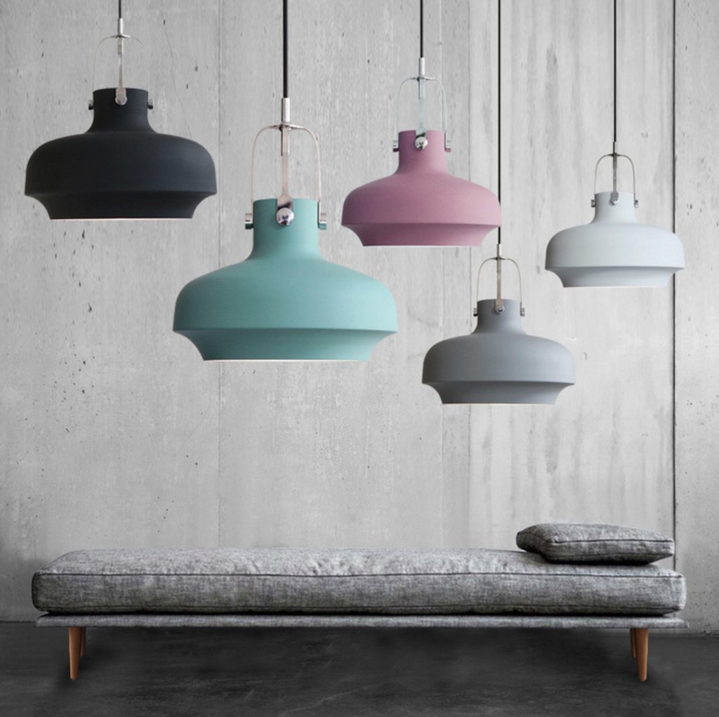 Rainier Contemporary Pendant Light. Modern Minimalist Scandinavian Style