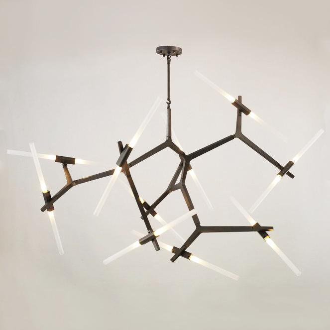 Ténéré Tree Contemporary Designer Ceiling Pendant Light - 18 heads