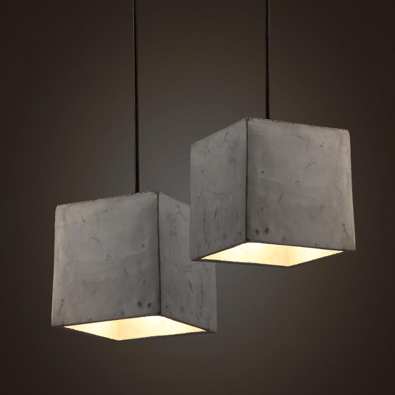 Concrete Odense Cube Pendant Light - Cement Pendant Light Canada Concrete Odense Cube Pendant Light - Cement Pendant Light Canada