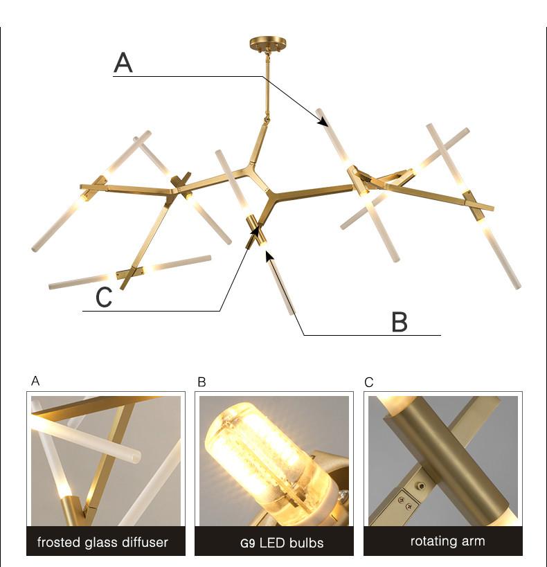 Ténéré Tree Contemporary Designer Ceiling Pendant Light