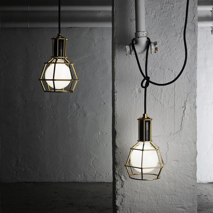 Work Lamp Cage Pendant Light