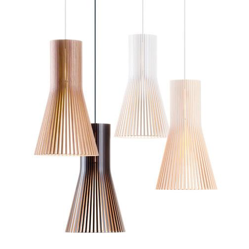 Secto Wooden Pendant Light