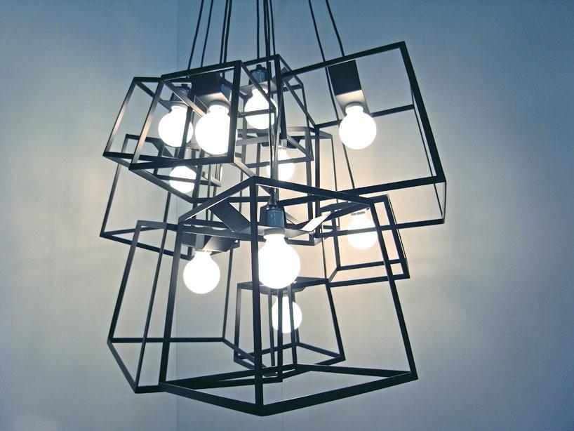 Cube Box Frame Pendant Light / Chandelier