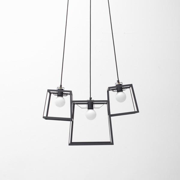 Cube Box Frame Pendant Light / Chandelier